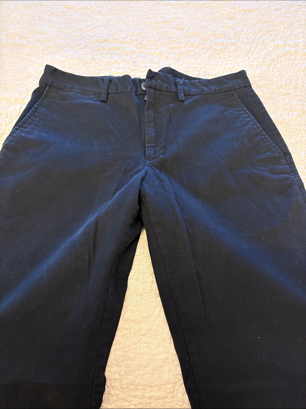 Old Navy Ultimate Straight Built-In Flex Chino Pants Men's Black Pants 32/32